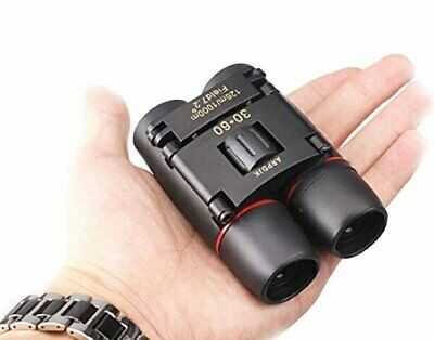 Compact Small Binoculars 30x60 Powerful Folding Telescope With Clean Cloth