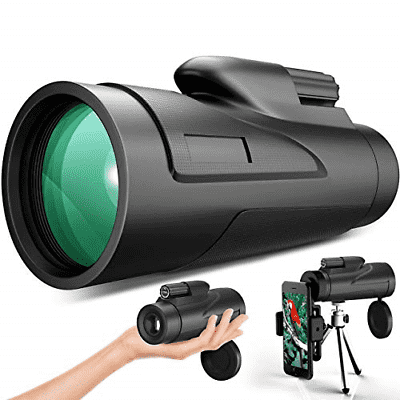 Gafild Monocular, 12x50 Hd Monocular Telescope Waterproof Fogproof Shockproof