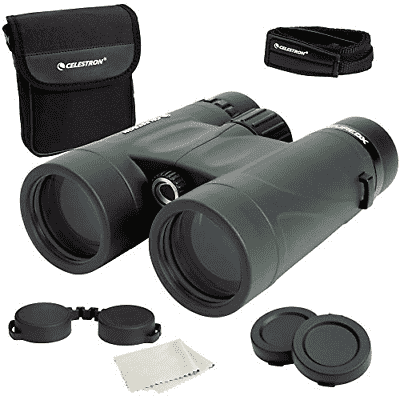 Celestron 71332 Nature DX 8x42 BaK-4 Prism Binoculars, Green