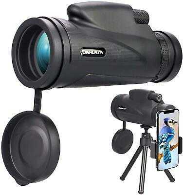 Jinhuaxin Monocular Telescope, HD 12 x 50 Monocular, Waterproof Monocular with