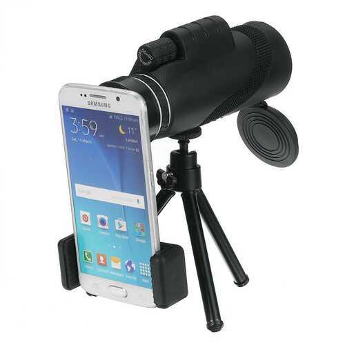 Optical Lens Telescope Night Vision Tripod Phone Clip Monocular Telescope 10X