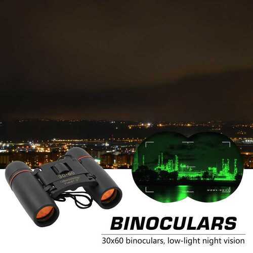 30x60 Telescope BAK4 Fold Mini Binoculars For Outdoor Bird Watching Hunting UK