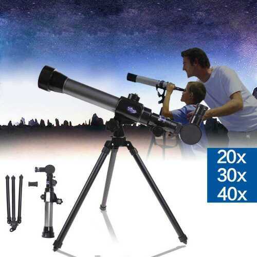 20X 30X 40X Refractor Astronomical Telescope for Children Kids Combo with Tripod