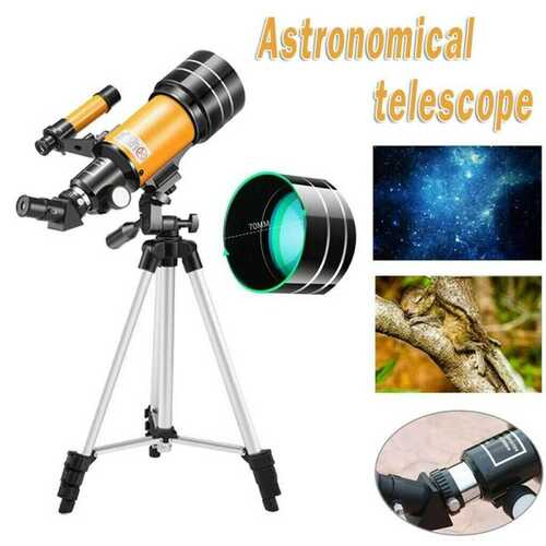 Pro Refractor Astronomical Telescope HD With Tripod Professional Night Vision