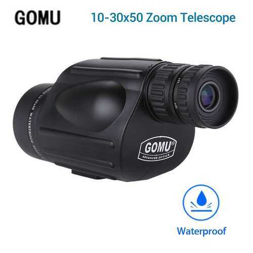 10-30X50 Zoom Telescope FMC Anti-fog Rangefinder for Outdoor Birdwatching Animal