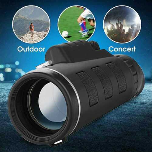 UK Portable 40X60 OPTICS BAK4 HD Lens High Power Telescope Monocular Outdoor New