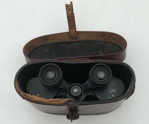 Vintage Kylos Binoculars 8x25 Original Leather Case No Strap Free UK Postage