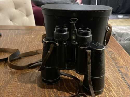 Carl Zeiss Jena DF 7x50 Binoculars And Case Kreigsmarine Ww2