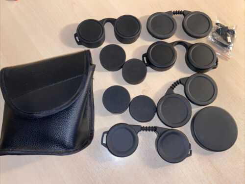 Binocular Spares Lens Caps Case And Strap Joblot