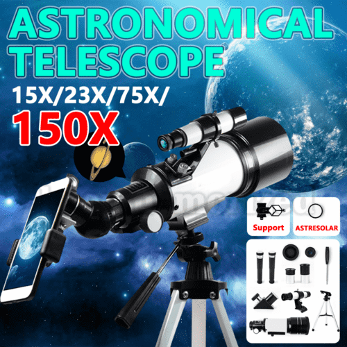 New 150X Sky Telescope Observation Scope Vision Refraction Astronomy Super Clear