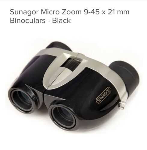 Sunagor Micro 9-45 x 21 Micro Zoom Binoculars FAST POST Christmas Present