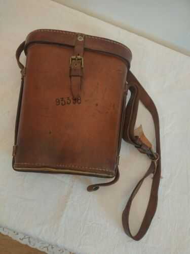 WW2 BH and G Ltd No.5 Mk1 1942 Binocular Case with strap leather