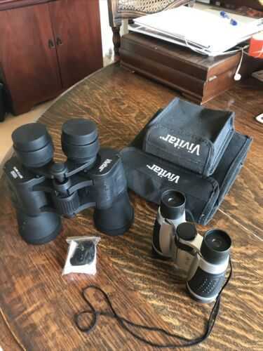 Vivitar Binocular Set - Two Pairs With Cases