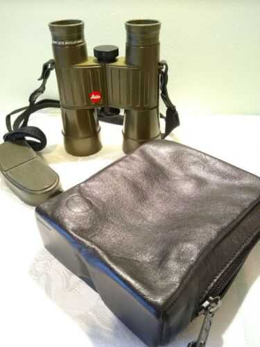 LEITZ Wetzlar Armoured Binoculars Trinovid 10x40 BA 110m/1000m. Zip Leather Case