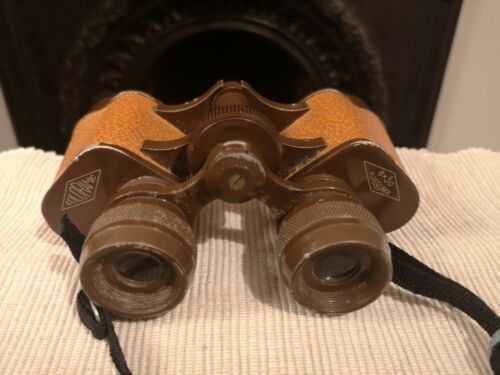 Lemaire Bellevue Coloramic 8x30 Fluoruree Binoculars Vintage