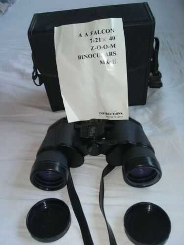 FALCON ZOOM MK II  FULLY COATED OPTICS BINOCULARS QUICK FOCUS 7-21X40 BOXED