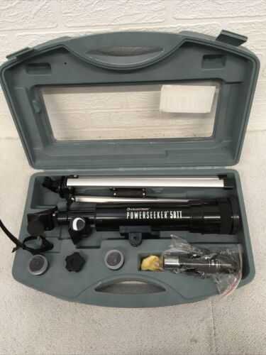 Celestron Telescope 50 Model 21010 Powerseeker 50TT Hard Plastic Carry Case