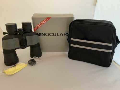 Brand New Goldline Binoculars 10-30x50 Rubber Coated