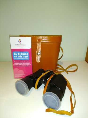 Vintage Boots 10x50 Binoculars In Leather Shoulder Carry Case #1777