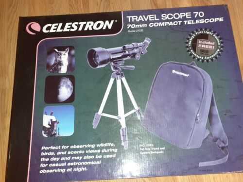 Celestron Travel Scope 70 Compact Telescope New