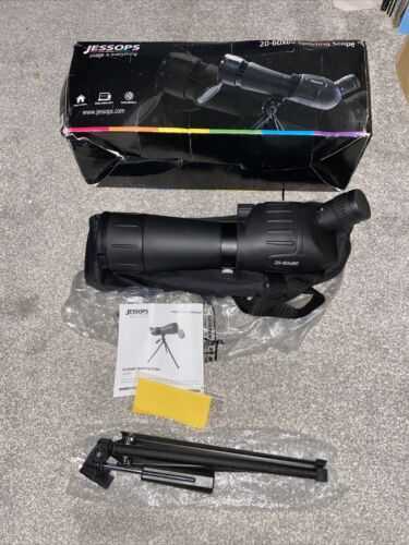 Jessops Spotting Scope MS206060 Zoom Power 20 - 60 x Complete with Mini Tripod