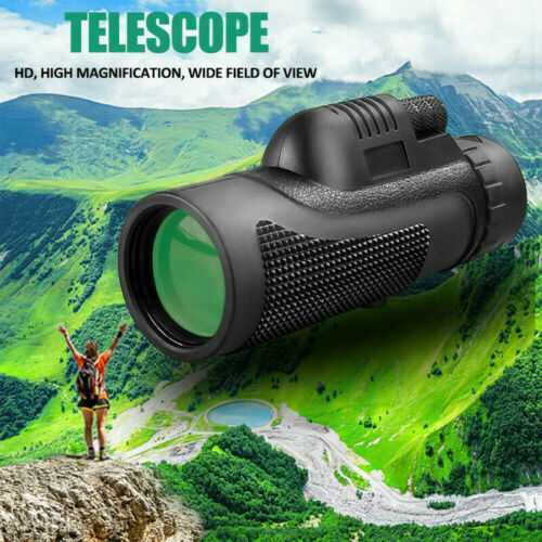 Monocular Telescope Phone Camera Zoom Starscope Hiking Hunting Tripod Full HD