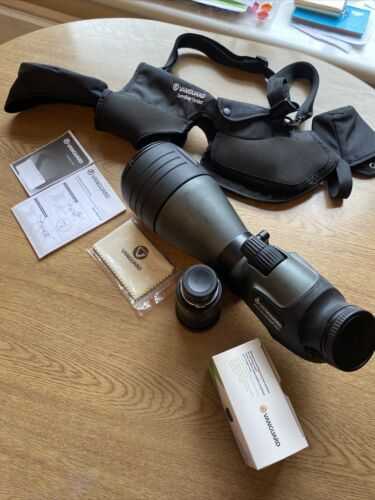 Vanguard Endeavor HD-82A angled spotting scope with 20x60 zoom eyepiece