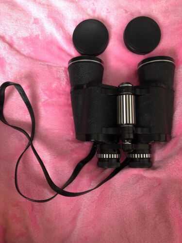 Binoculars Used 12 X 50 Coated Optics With Case