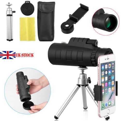 Monocular Telescope Portable Camera Zoom 40X60 Starscope Hiking Hunting Full HD