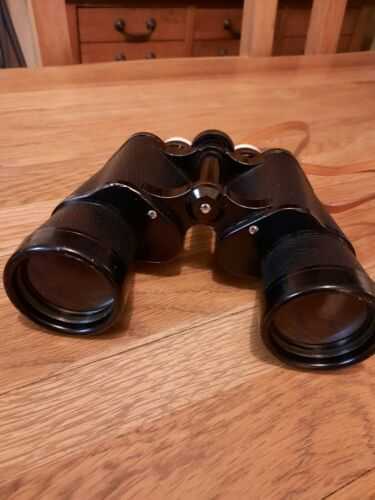 Vintage Zeiss Wetzler Binoculars Model 77201 7x50 Field 7.1 case