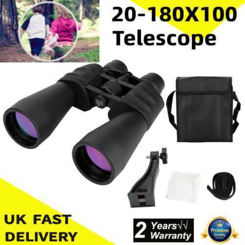 20-180X100 Portable Telescope Binocular High-definition High Times for Outdoor