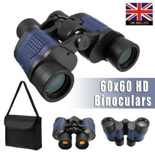 Night Vision HD Hunting Binoculars 5-3000M Waterproof Telescope Coordinate 60x60