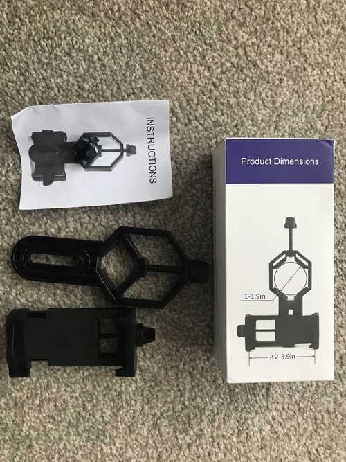 telescope mobile phone adapter, new