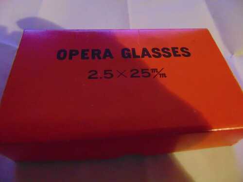 OPERA GLASSES 2.5 X 25M/M BY SPORT GLASS