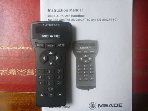 Meade Autostar 497 Handset, for Parts or Repair