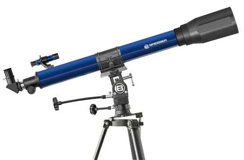 Bresser Skylux Refractor Telescope 70/700 Equatorial Mount and Adjustable Tripod