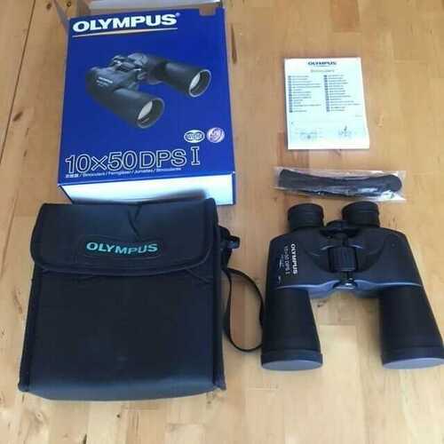 Olympus binoculars 10x50 DPSI wide 6.5 field, boxed, never used