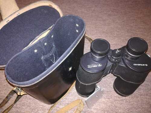 Vintage Russian Binoculars by Tento 10 x 50 (case and tripod mount included)