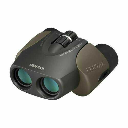 PENTAX Porro Prism Binoculars_UP 8-16x21_Zoom_Fully Multicoated_Brown_New Other