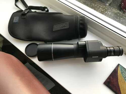 Minox MD 62 ED straight spotting scope 20-45x and carry case