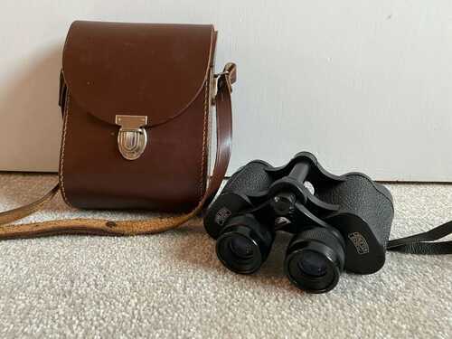 Carl Zeiss Jena Binoculars 8x30W Jenoptem and Case. Vintage (hardly used)