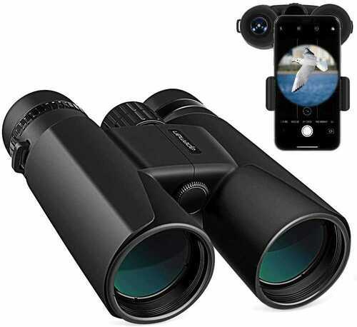 APEMAN 10X42 High Powered Binoculars for Adults with Smartphone Adapter