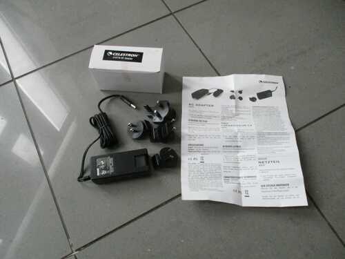 Celestron 12v Mains Adaptor New Part no 18779