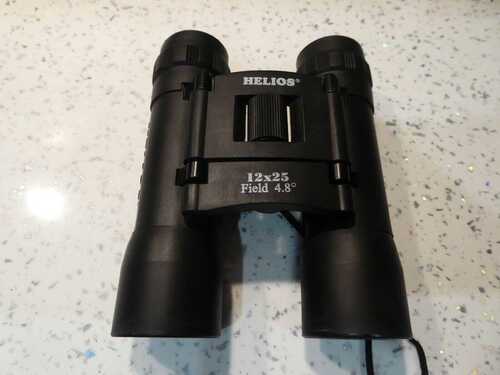 HELIOS 12 X 25MM COMPACT BINOCULARS WITH CARRY CASE