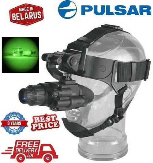 Pulsar 1x20 Night Vision Challenger Scope with Head Gear Kit (UK Stock)