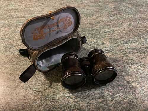 Antique W. Campbell opera binoculars