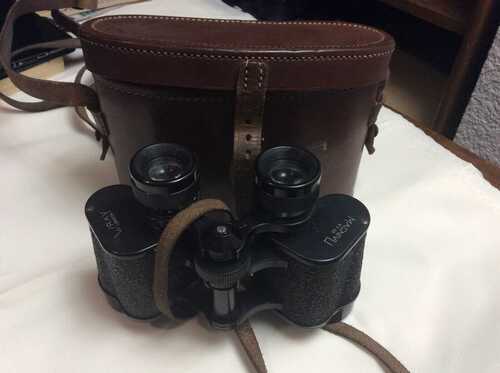 Vintage Wray of London WW1 Magnivu Binoculars 8 X 30 with Original Case and Strap