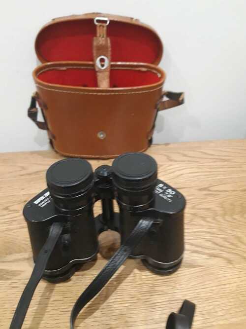 Vintage Super Zenith Binoculars with case