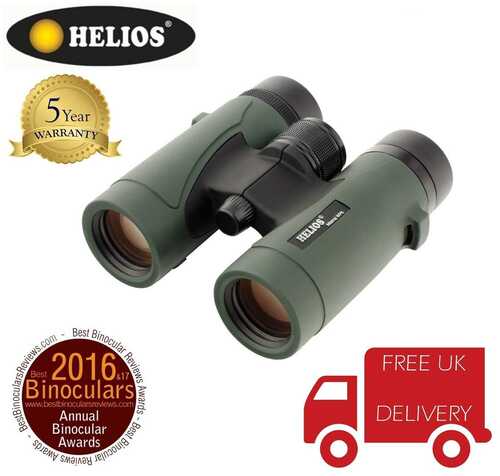 Helios Mistral WP6 12X42 Waterproof Roof Prism Binoculars 30957 (UK Stock)