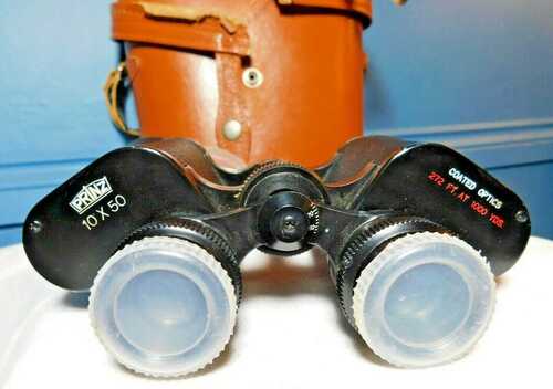 Vintage Prinz Binoculars. 10 x 50. 272ft at 1000yds. Very Clear.